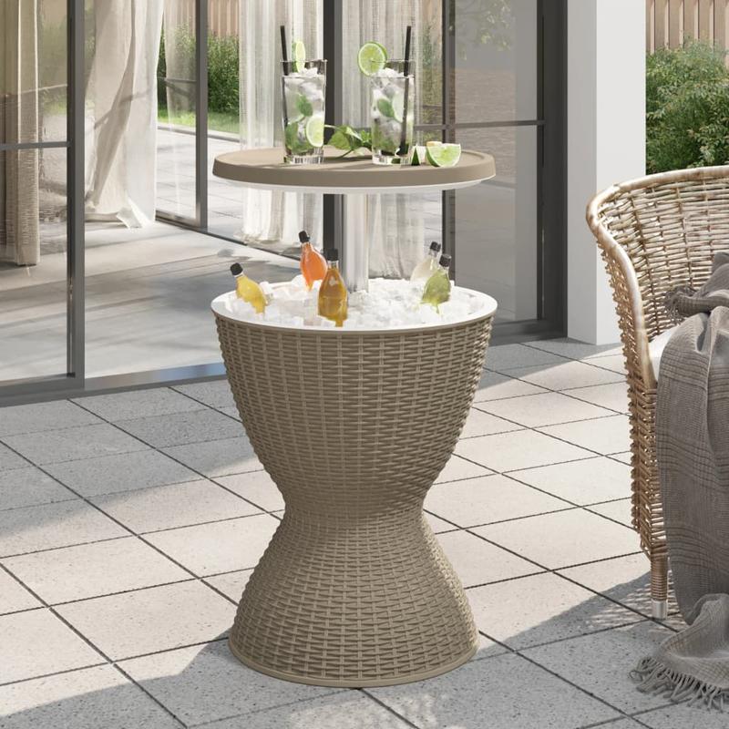 Dyna™ | 3 az 1-ben multifunkciós hűtőasztal stílusos rattan dizájnnal